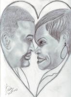 Family - Hubby And Wife - Pencil  Paper